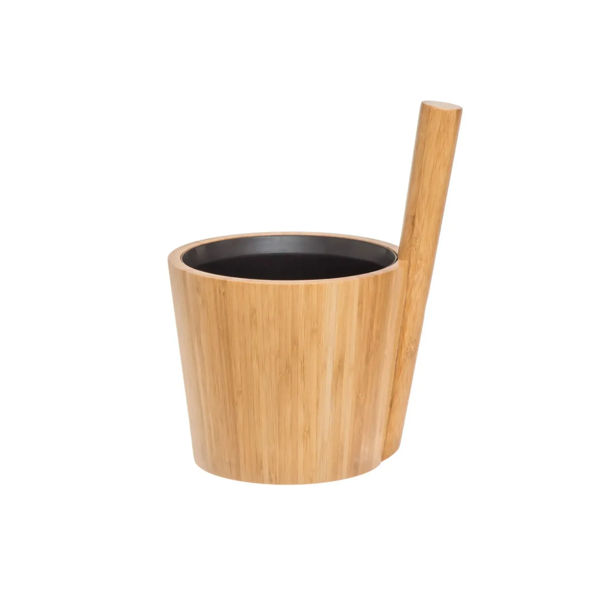 Rento sauna bucket bamboo duo Black