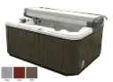 Spa cover CAL SPAS 236x236cm, STANDAARD (13-8cm aflopend), BRUIN