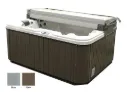 Spa cover CAL SPAS 236x508cm, STANDARD (13-8cm aflopend), GRIJS