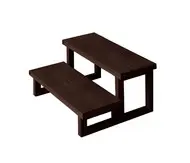 Spa trap 2 treden - Slate