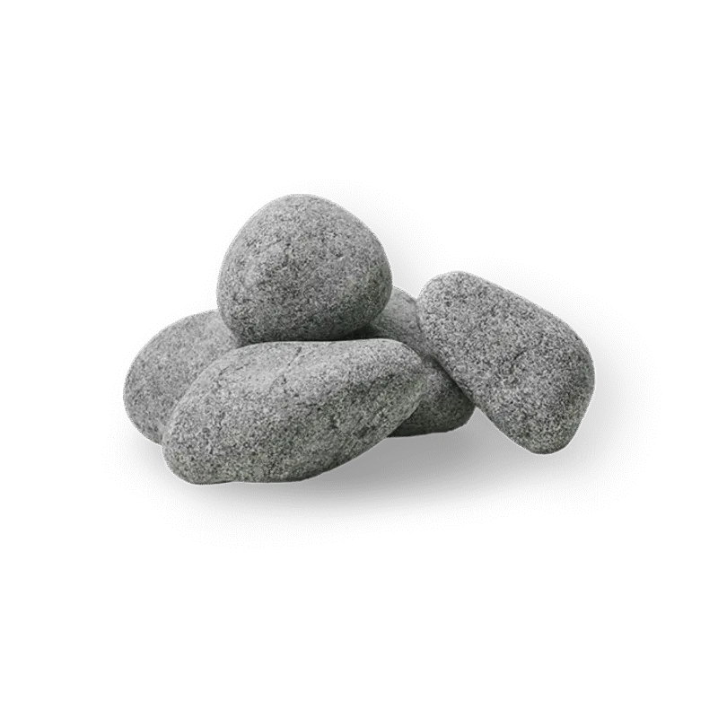 Huum sauna stones, rounded, 15kg 3-5cm