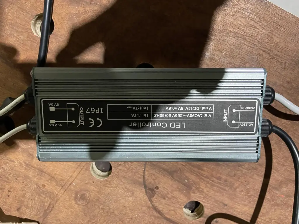 Controller Power Supply 90-265V, Output 12V -Rgb