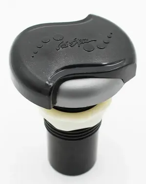 Air Control Assembly 1" Swoosh Style (Textured) - Black / Titanium