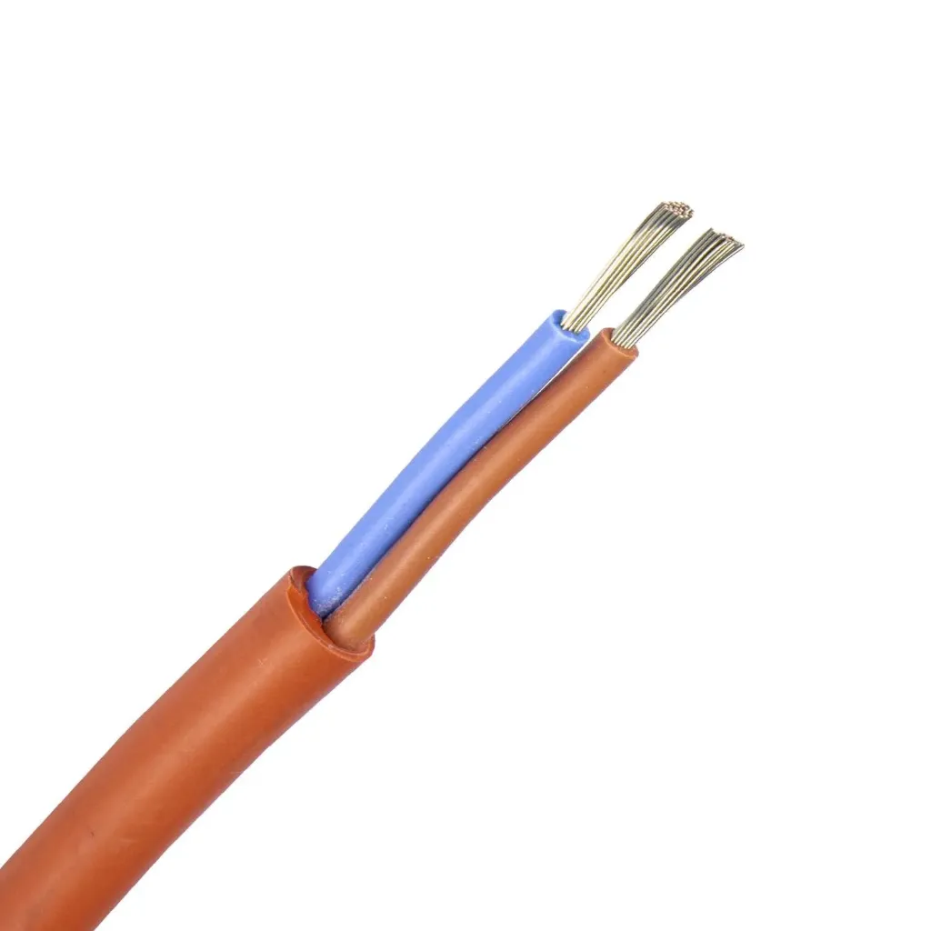 SIHF siliconenkabel 2x0.75mm² 2x0,75 carré per meter